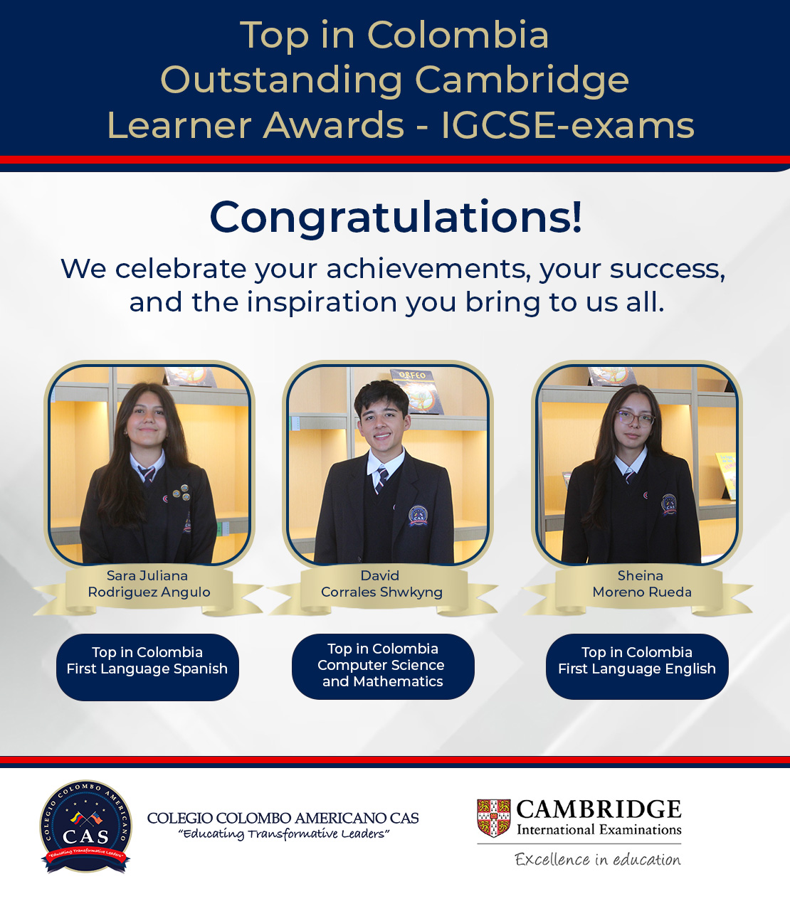 top in colombia – IGCSE-exams